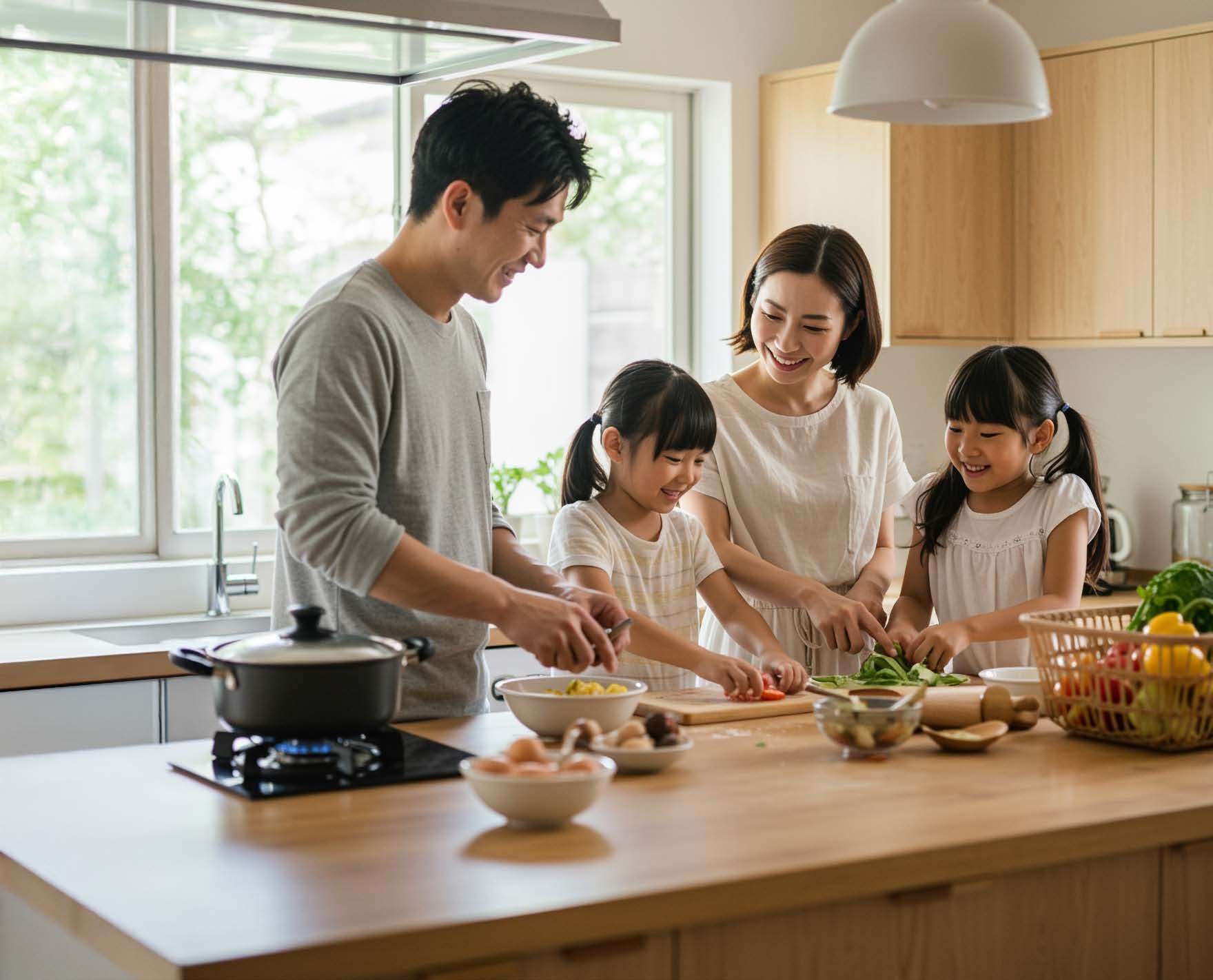Family kitchen (for illustration only)