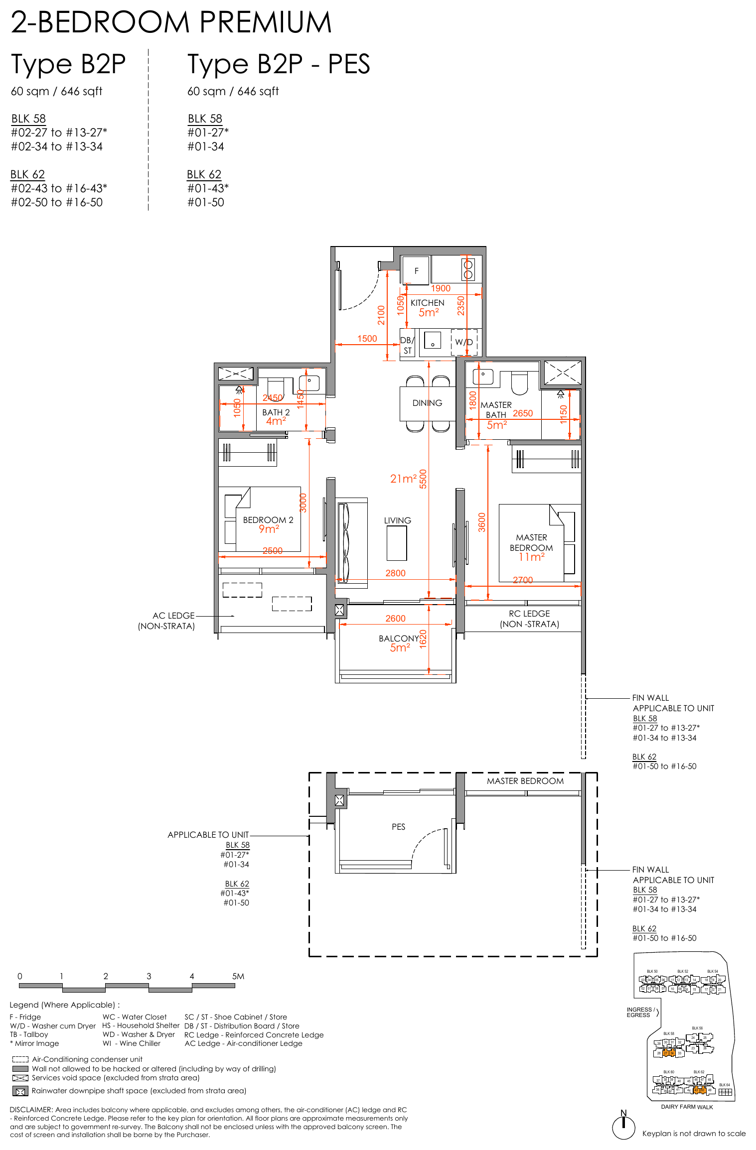 2-Bedroom Premium, Type B2P