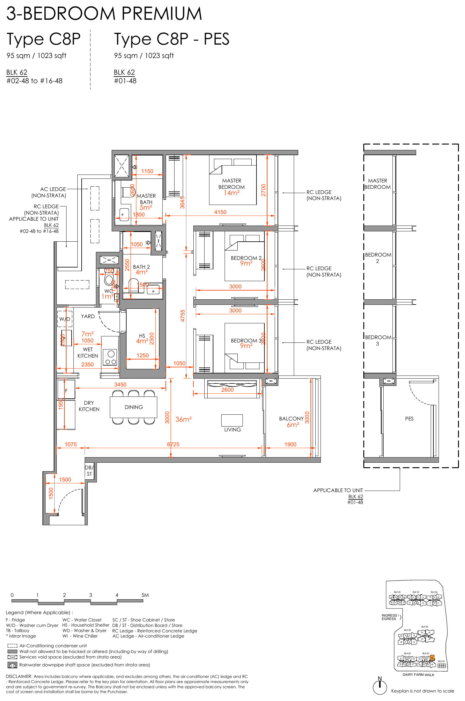 3-Bedroom Premium, Type C8P